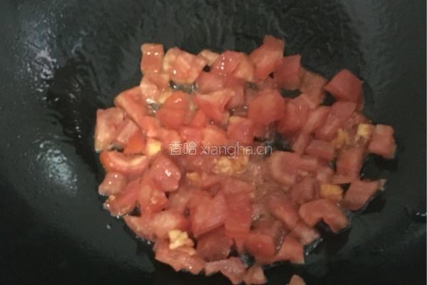 茄汁炒饭的做法图解6
