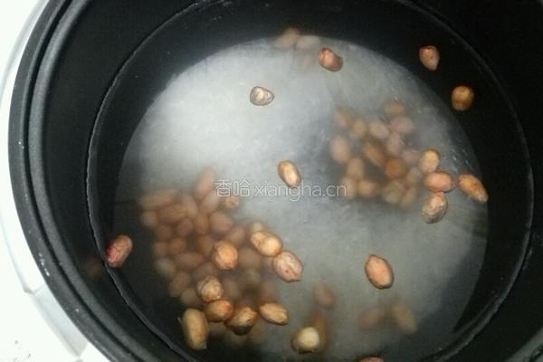 花生芝麻粥的做法图解2