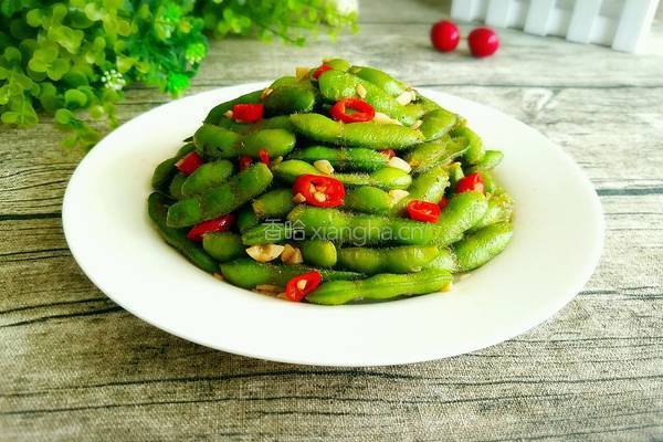 炒毛豆的做法图解8