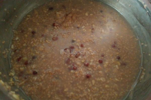 小米燕麦红豆粥的做法图解5