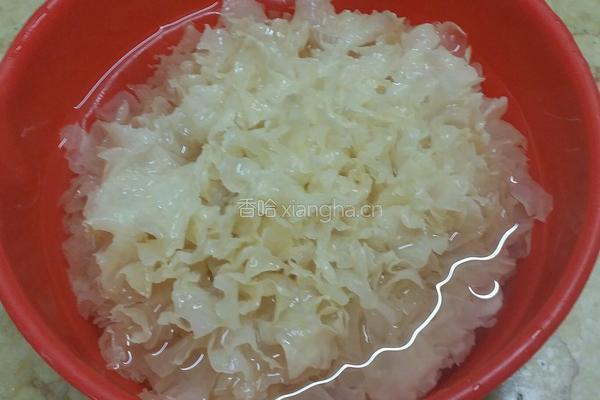银耳红枣的做法图解1