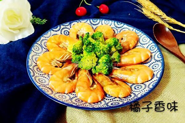 西兰花炒虾的做法图解9