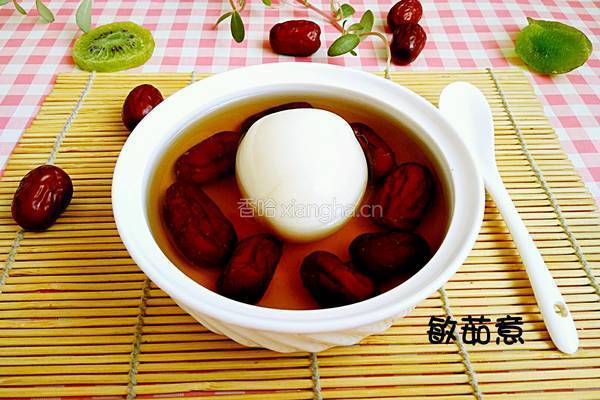 红枣煮鸡蛋的做法图解7