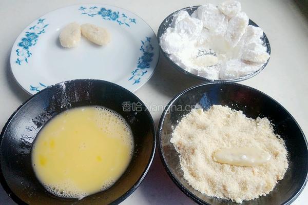 黄金香蕉（面包糠版本）的做法图解4
