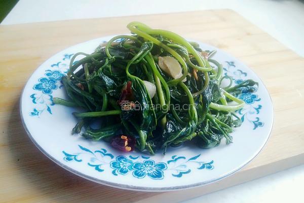炝炒红薯尖的做法图解9