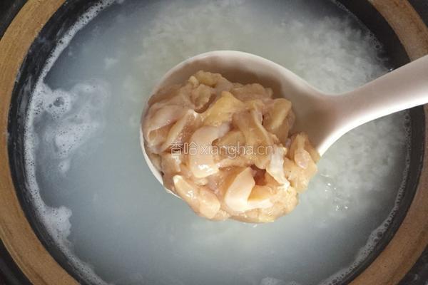 鸡肉菜粥的做法图解7