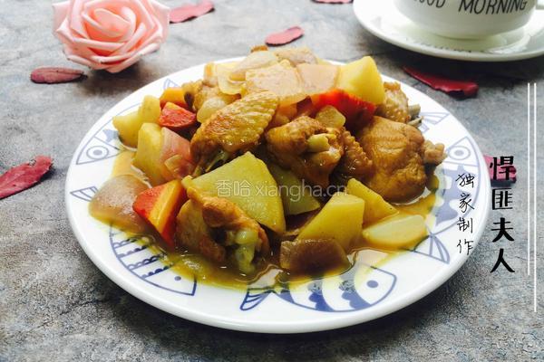土豆咖喱鸡翅的做法图解13