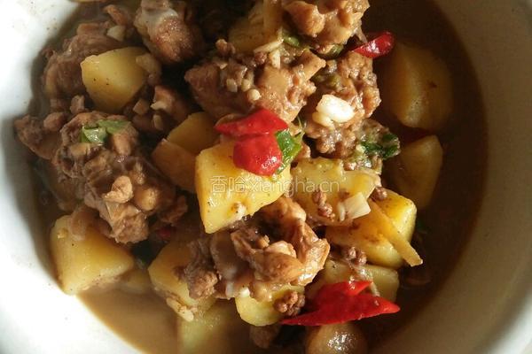 土豆炖鸡腿的做法图解8