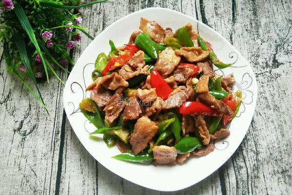 辣椒炒肉片的做法图解10