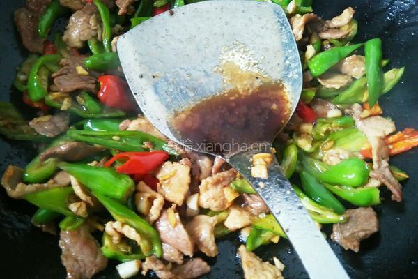 辣椒炒肉片的做法图解9