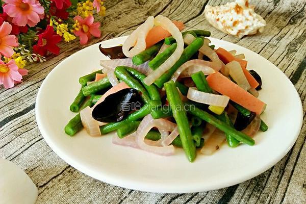 洋葱炒豆角的做法图解10