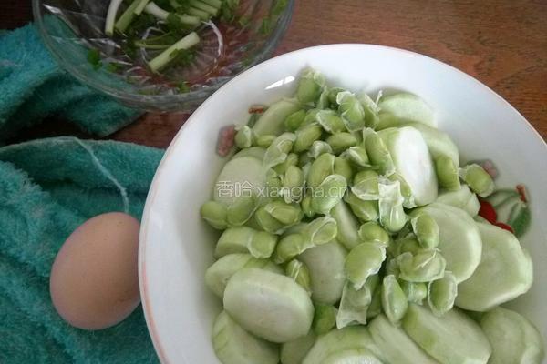 毛豆丝瓜汤的做法图解1