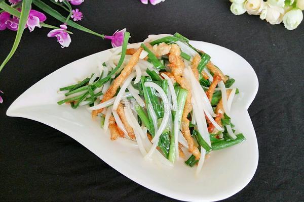 银芽炒馓子的做法图解9