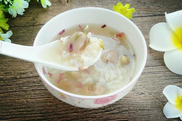 玫瑰花粥的做法图解6