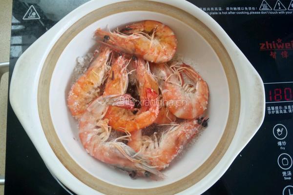 盐焗大虾的做法图解7