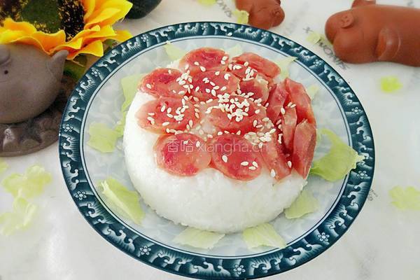 腊肠蒸饭的做法图解11