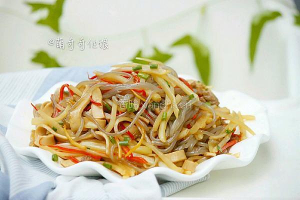 土豆丝炒粉条的做法图解11