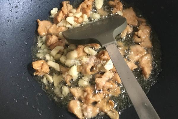 肉炒空心菜的做法图解4