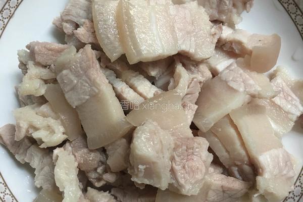 豆豉回锅肉的做法图解3