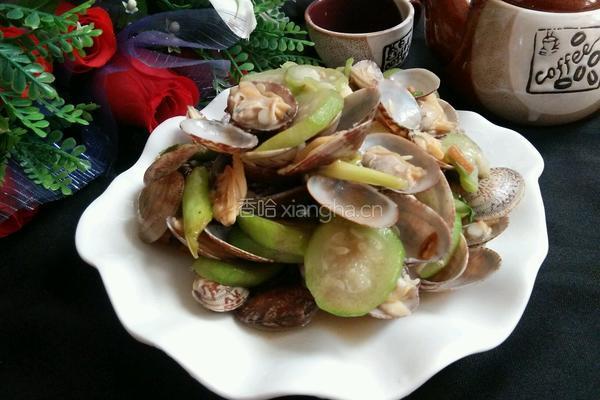 花蛤炒丝瓜的做法图解10