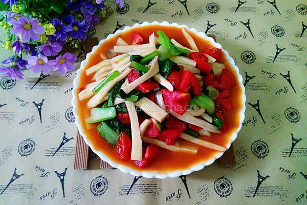 素炒鸡腿菇的做法图解6