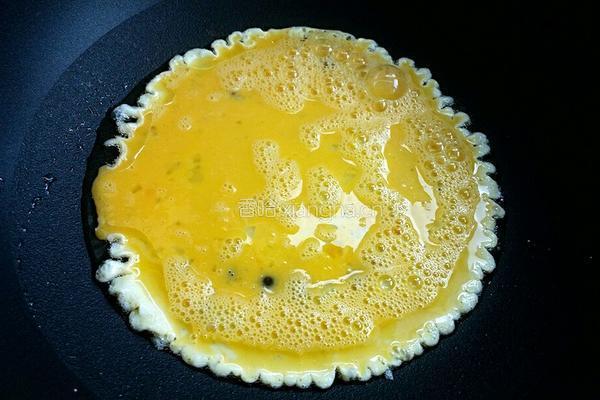 青菜炒鸡蛋的做法图解2