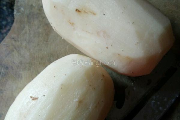 豆皮拌莲藕的做法图解1