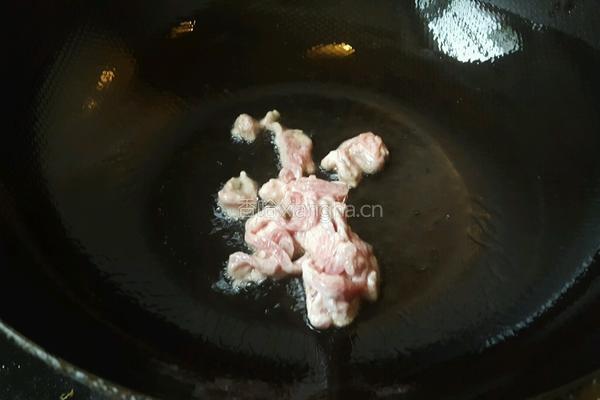 鲜姜炒肉丝的做法图解5
