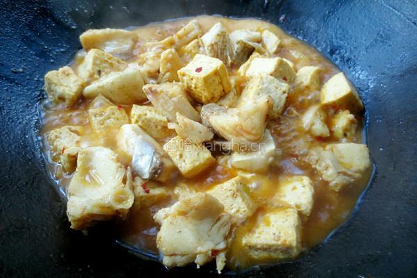 豆腐烧鲢鱼的做法图解10