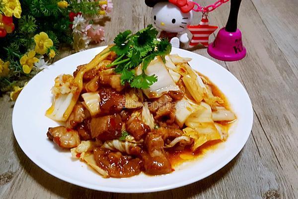 泡菜炒五花肉的做法图解7