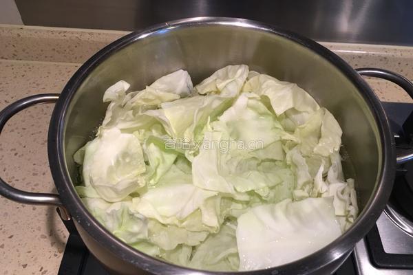 凉拌包包菜的做法图解3