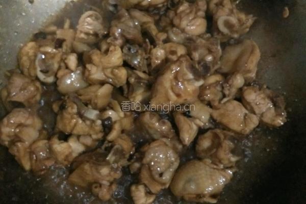 姜葱炒鸡的做法图解4