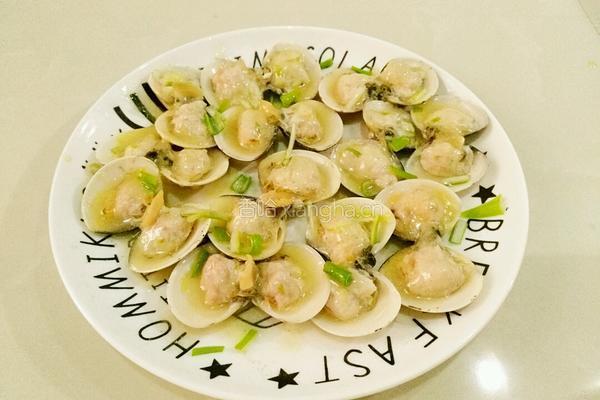 清蒸文蛤的做法图解9