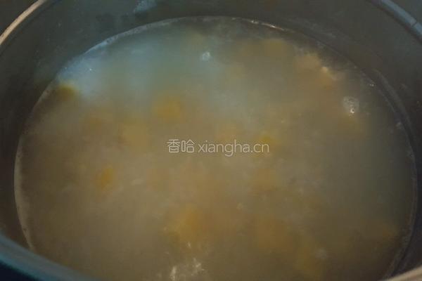 红枣红薯大米粥的做法图解4
