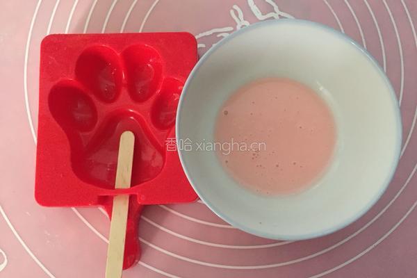 自制牛奶雪糕的做法图解4