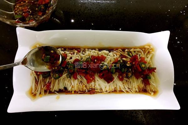 清蒸金针菇的做法图解8