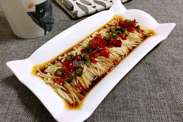 清蒸金针菇的做法图解9
