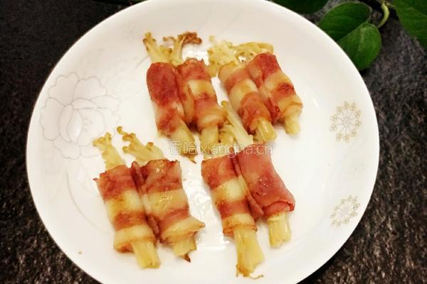 煎金针菇的做法图解5