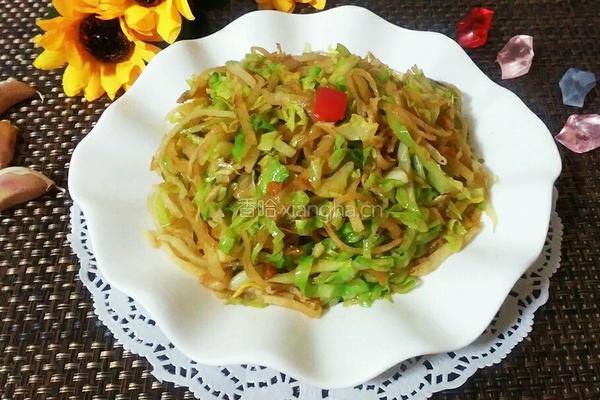 家常素炒饼丝的做法图解11