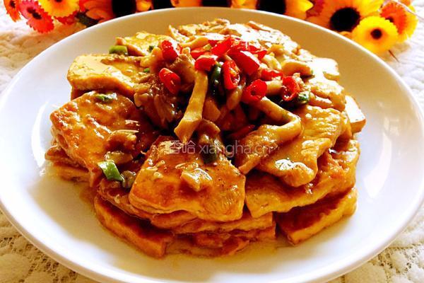 蘑菇豆腐的做法图解13