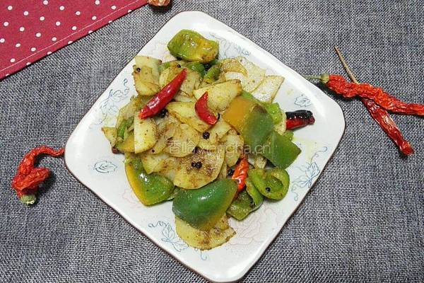 孜盐土豆片的做法图解12