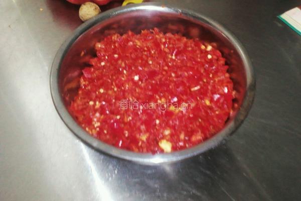 纯手工剁辣酱的做法图解2