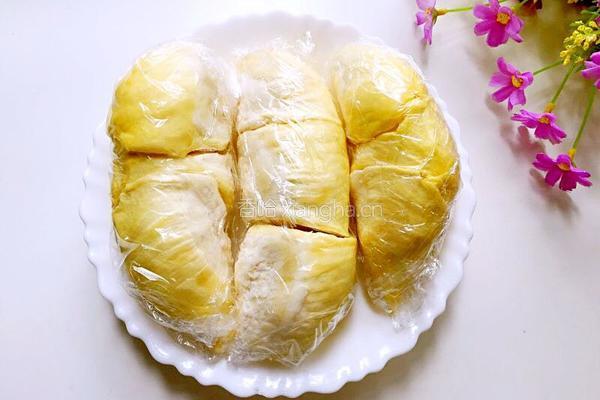 冰冻榴莲的做法图解4