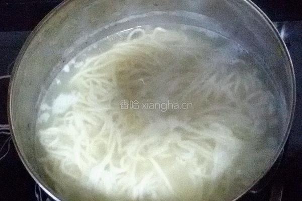 豆角炸酱面的做法图解7
