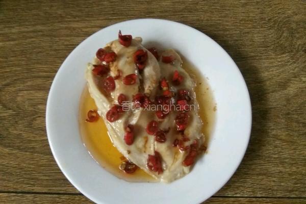 清蒸鸡胸脯肉的做法图解8