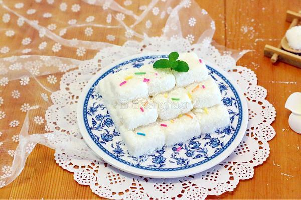 椰汁雪花糕的做法图解17
