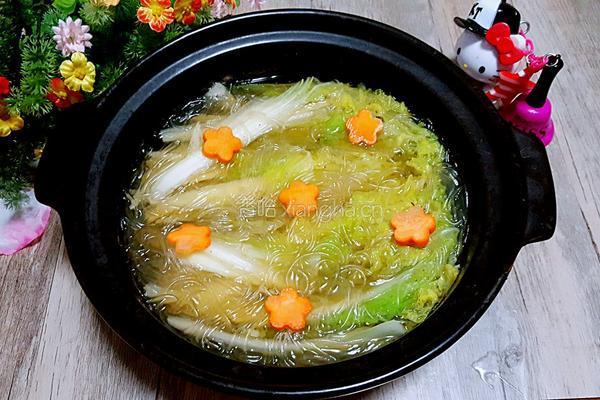 粉丝白菜煲的做法图解7