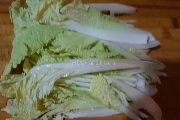粉丝白菜煲的做法图解2