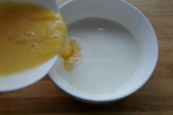 鸡蛋牛奶布丁的做法图解3