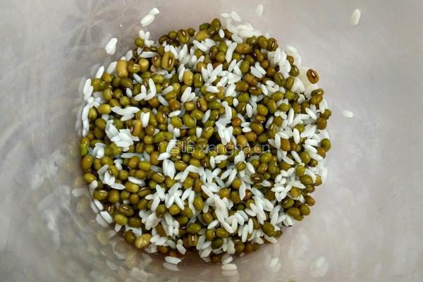 绿豆米糊的做法图解2